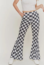 Load image into Gallery viewer, Flared Checkered Pants