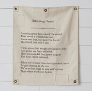 Canvas Wall Hanging - Amazing Grace